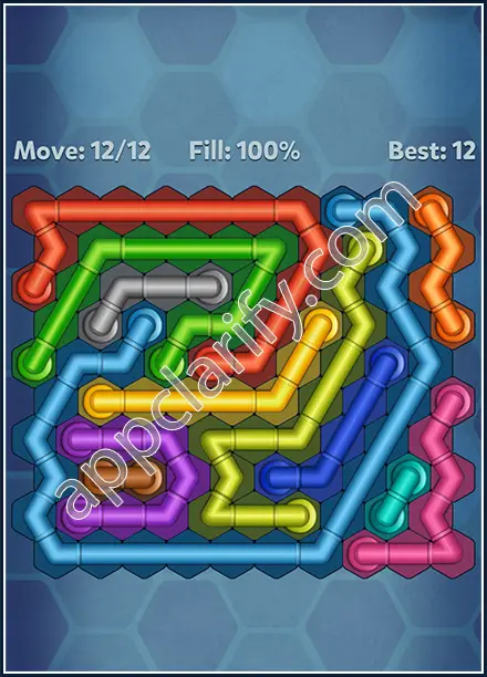 Pipe Lines: Hexa Rainbow 3 Level 91 Solution