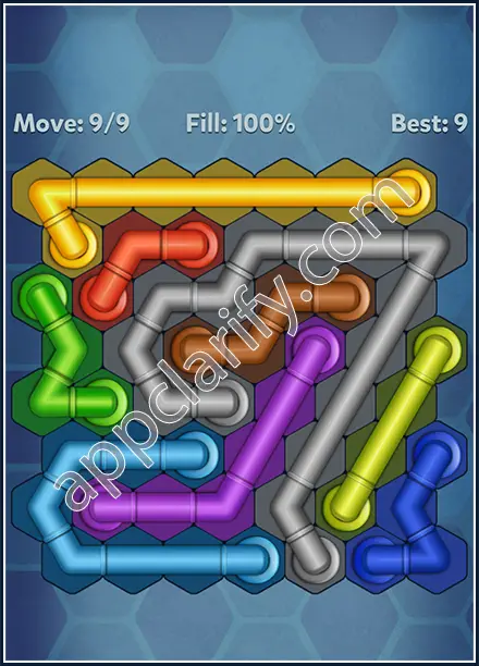 Pipe Lines: Hexa Rainbow Level 29 Solution