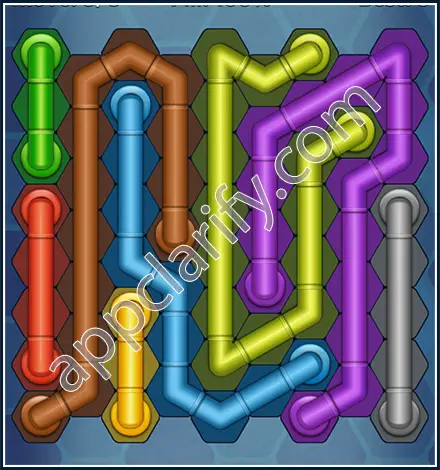 Pipe Lines: Hexa Regular 2 Level 121 Solution