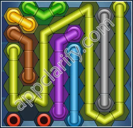 Pipe Lines: Hexa Regular Level 116 Solution