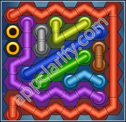 Pipe Lines: Hexa Regular Level 118 Solution