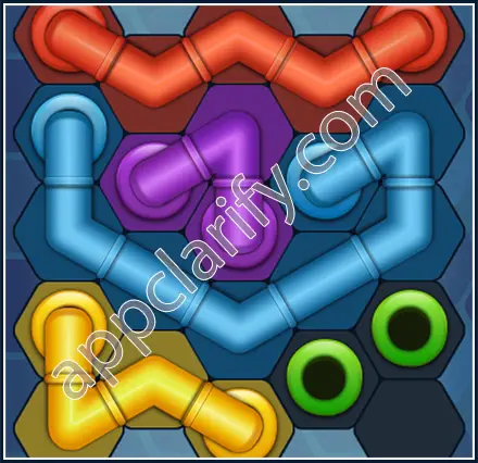 Pipe Lines: Hexa Regular Level 20 Solution