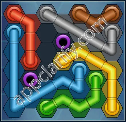 Pipe Lines: Hexa Regular Level 85 Solution