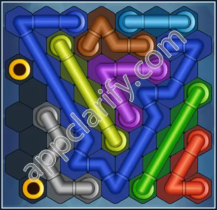 Pipe Lines: Hexa Regular Level 95 Solution