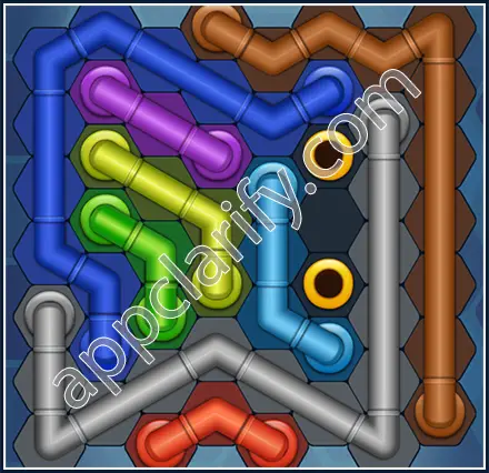 Pipe Lines: Hexa Regular Level 98 Solution