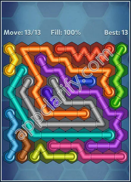 Pipe Lines: Hexa Rotation Level 132 Solution