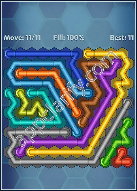 Pipe Lines: Hexa Rotation Level 152 Solution
