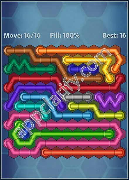 Pipe Lines: Hexa Rotation Level 158 Solution