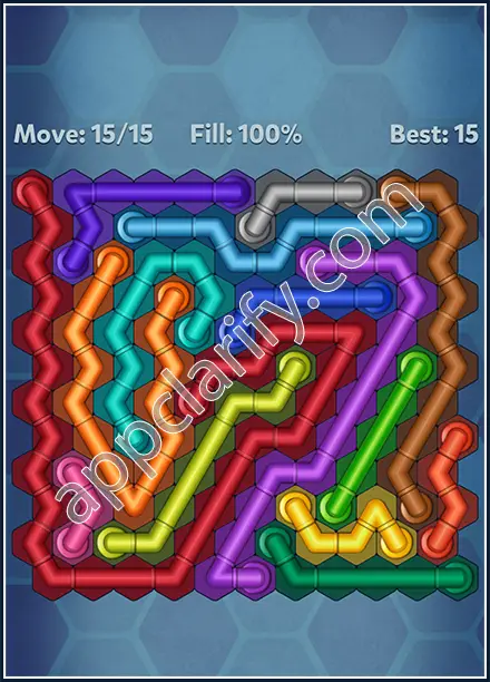 Pipe Lines: Hexa Rotation Level 160 Solution
