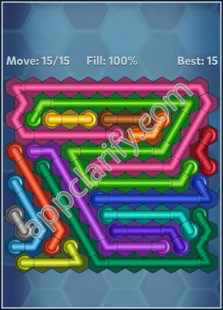 Pipe Lines: Hexa Rotation Level 173 Solution