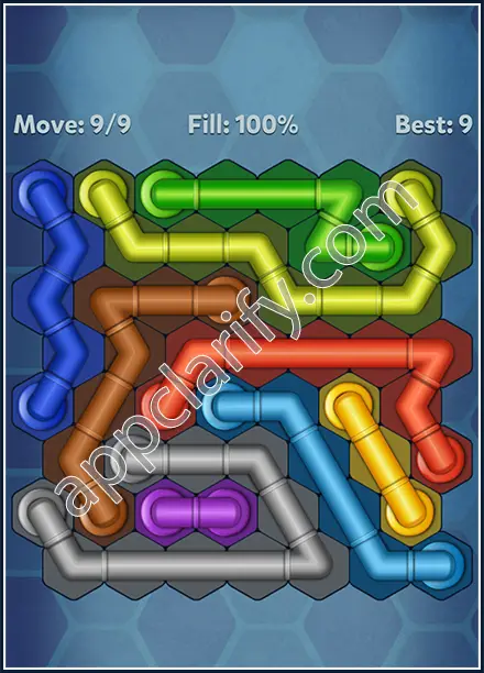 Pipe Lines: Hexa Rotation Level 60 Solution