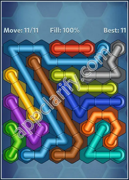 Pipe Lines: Hexa Rotation Level 78 Solution