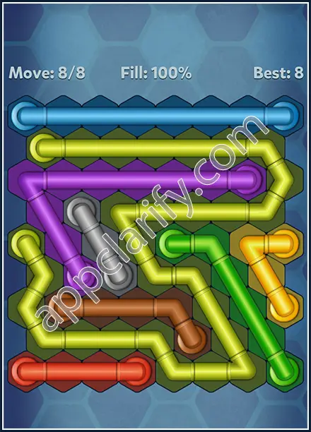 Pipe Lines: Hexa Rotation Level 84 Solution