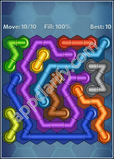 Pipe Lines: Hexa Rotation Level 86 Solution