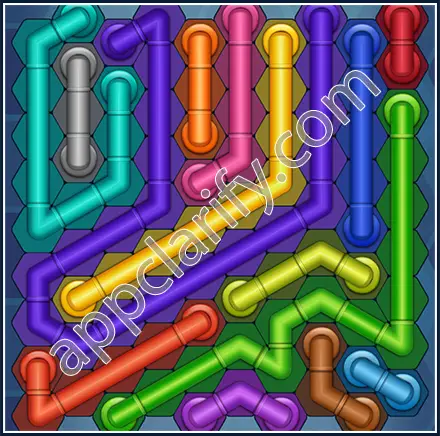 Pipe Lines: Hexa Size 10 Mania Level 109 Solution