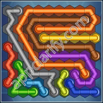 Pipe Lines: Hexa Size 10 Mania Level 112 Solution