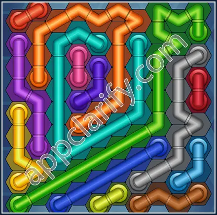 Pipe Lines: Hexa Size 10 Mania Level 113 Solution