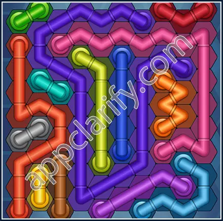 Pipe Lines: Hexa Size 10 Mania Level 126 Solution