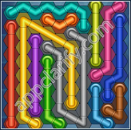 Pipe Lines: Hexa Size 10 Mania Level 2 Solution