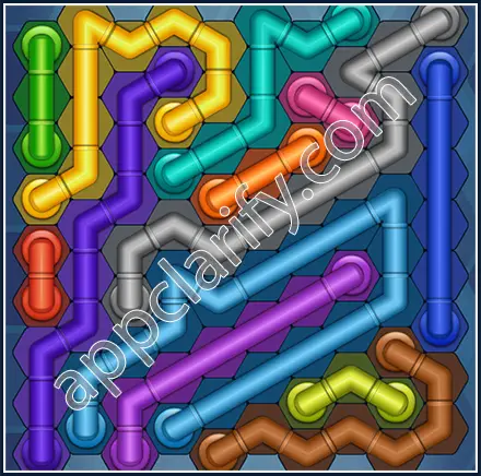 Pipe Lines: Hexa Size 10 Mania Level 28 Solution