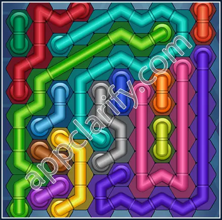 Pipe Lines: Hexa Size 10 Mania Level 29 Solution