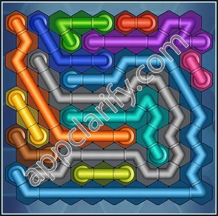 Pipe Lines: Hexa Size 10 Mania Level 31 Solution
