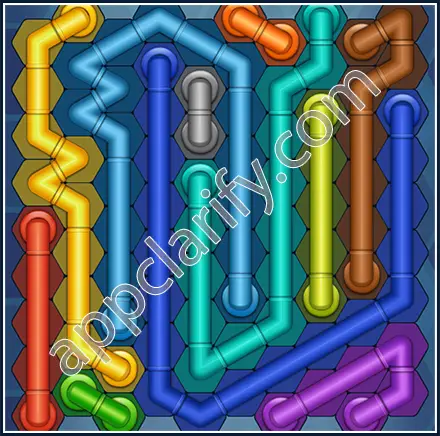 Pipe Lines: Hexa Size 10 Mania Level 41 Solution
