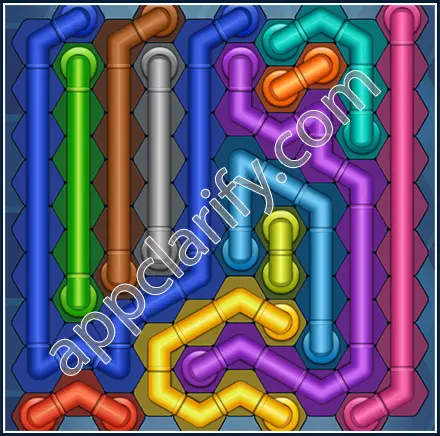 Pipe Lines: Hexa Size 10 Mania Level 44 Solution