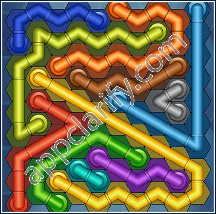 Pipe Lines: Hexa Size 10 Mania Level 65 Solution