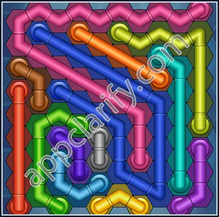 Pipe Lines: Hexa Size 10 Mania Level 66 Solution