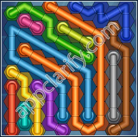 Pipe Lines: Hexa Size 10 Mania Level 75 Solution
