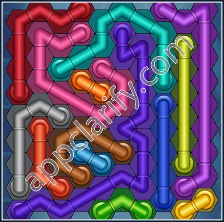 Pipe Lines: Hexa Size 10 Mania Level 76 Solution