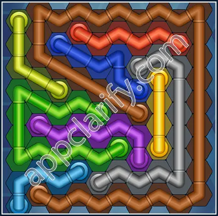 Pipe Lines: Hexa Size 10 Mania Level 85 Solution