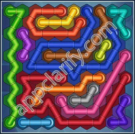Pipe Lines: Hexa Size 11 Mania Level 11 Solution