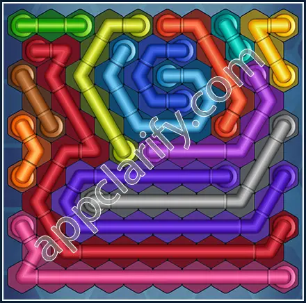 Pipe Lines: Hexa Size 11 Mania Level 110 Solution