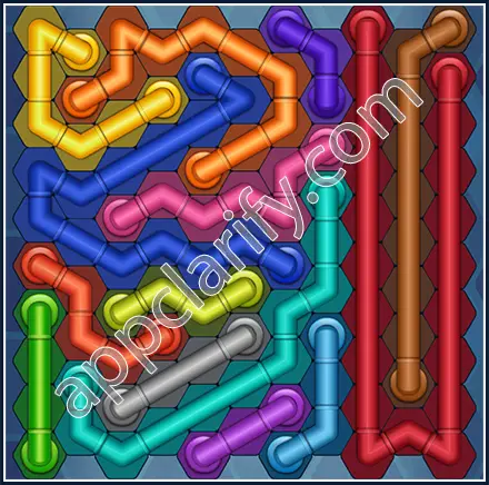Pipe Lines: Hexa Size 11 Mania Level 111 Solution