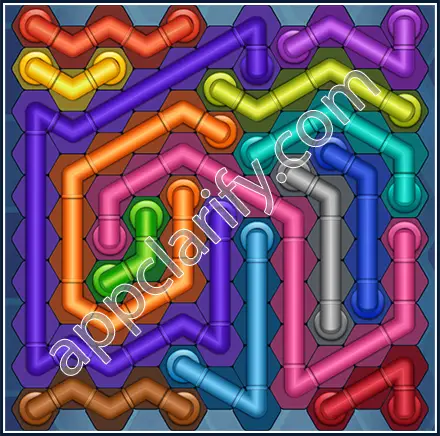 Pipe Lines: Hexa Size 11 Mania Level 116 Solution