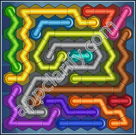 Pipe Lines: Hexa Size 11 Mania Level 128 Solution