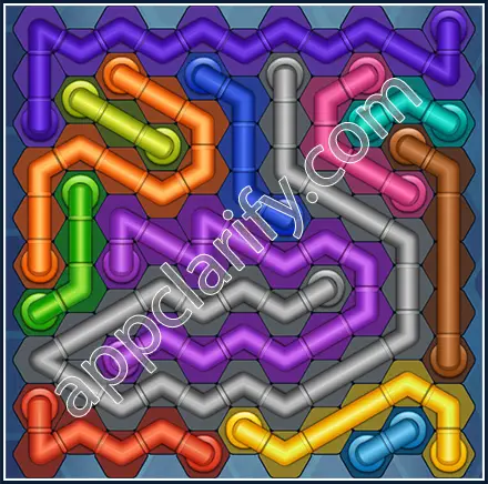 Pipe Lines: Hexa Size 11 Mania Level 135 Solution
