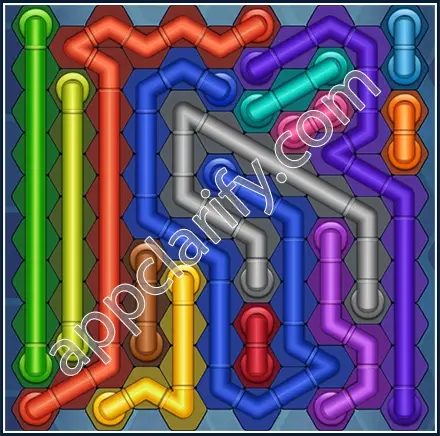 Pipe Lines: Hexa Size 11 Mania Level 136 Solution