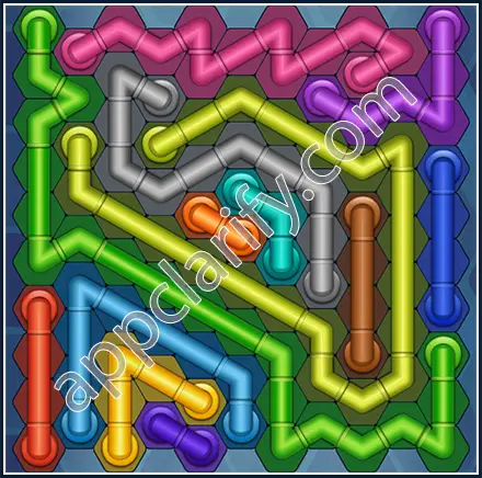 Pipe Lines: Hexa Size 11 Mania Level 137 Solution
