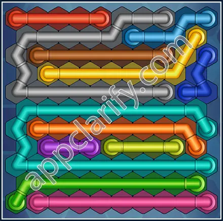Pipe Lines: Hexa Size 11 Mania Level 138 Solution