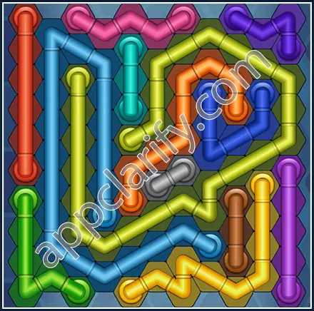 Pipe Lines: Hexa Size 11 Mania Level 142 Solution