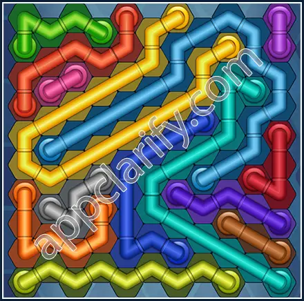 Pipe Lines: Hexa Size 11 Mania Level 29 Solution