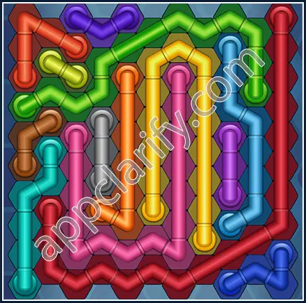 Pipe Lines: Hexa Size 11 Mania Level 31 Solution