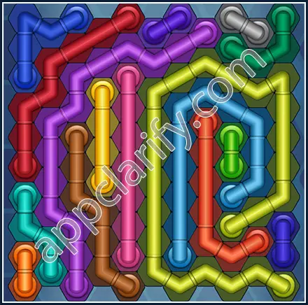 Pipe Lines: Hexa Size 11 Mania Level 36 Solution