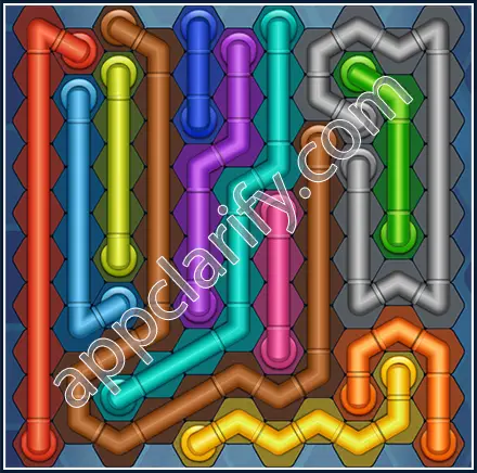 Pipe Lines: Hexa Size 11 Mania Level 4 Solution