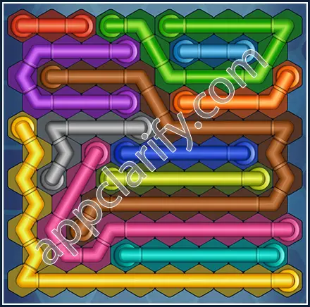 Pipe Lines: Hexa Size 11 Mania Level 47 Solution