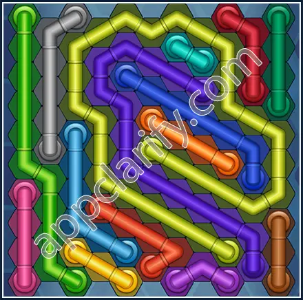 Pipe Lines: Hexa Size 11 Mania Level 49 Solution