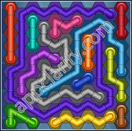Pipe Lines: Hexa Size 11 Mania Level 56 Solution
